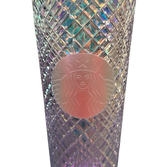 Starbucks Holiday ‘22 Limited Iridescent Unicorn Jeweled Tumbler 24 oz Venti Cup - Picture 4 of 9